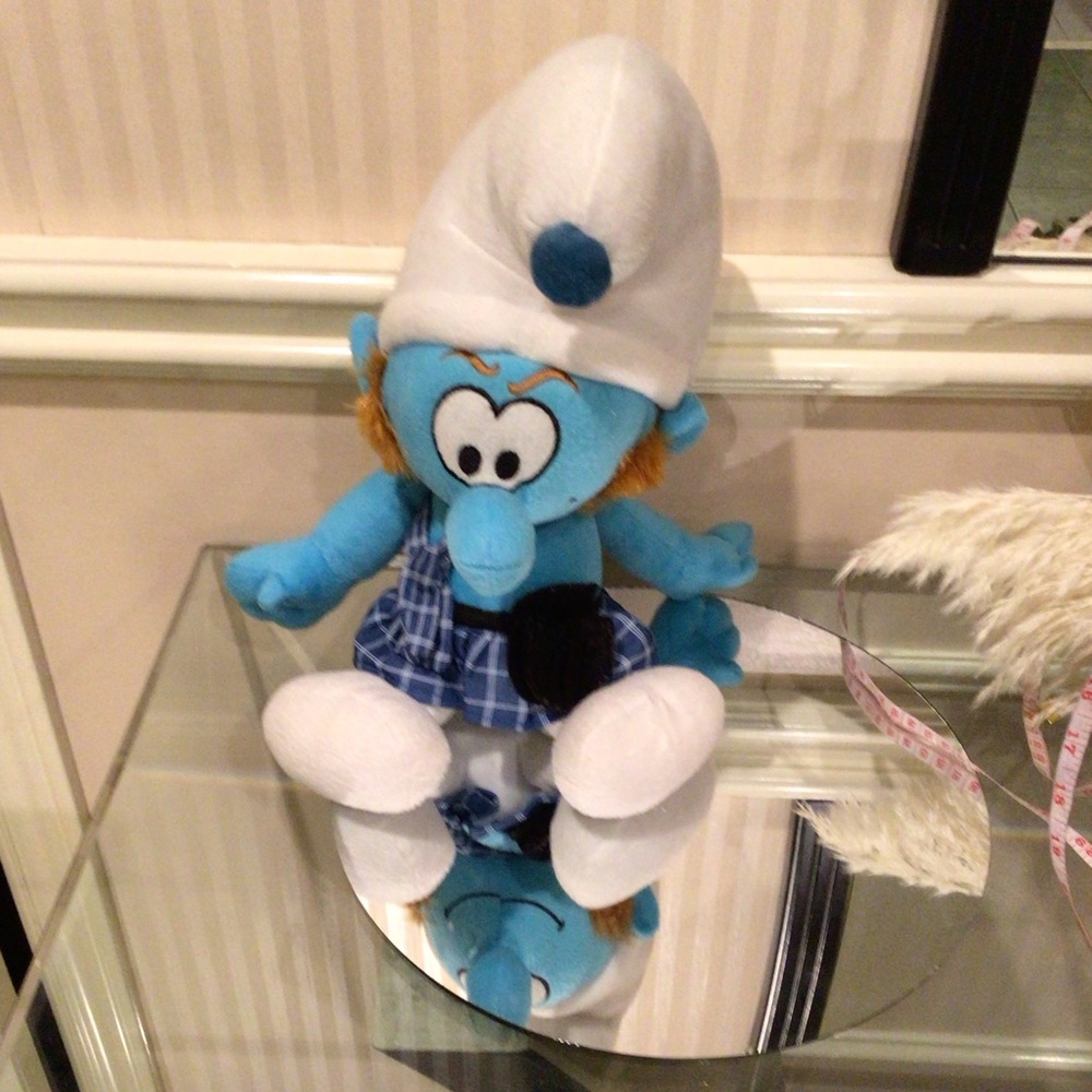 🛍️2 or$35🛍️⬇️Price Dropped ⬇️Gutsy Smurf (Scottish character)plush toy character - Picture 5 of 5